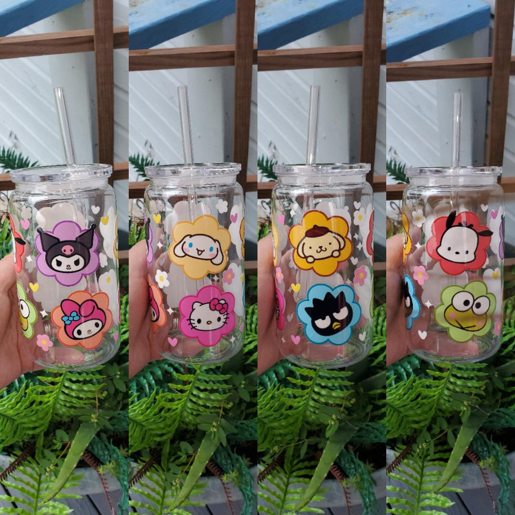 Kawaii Characters | Acrylic Cans | Plastic Cups | Friends