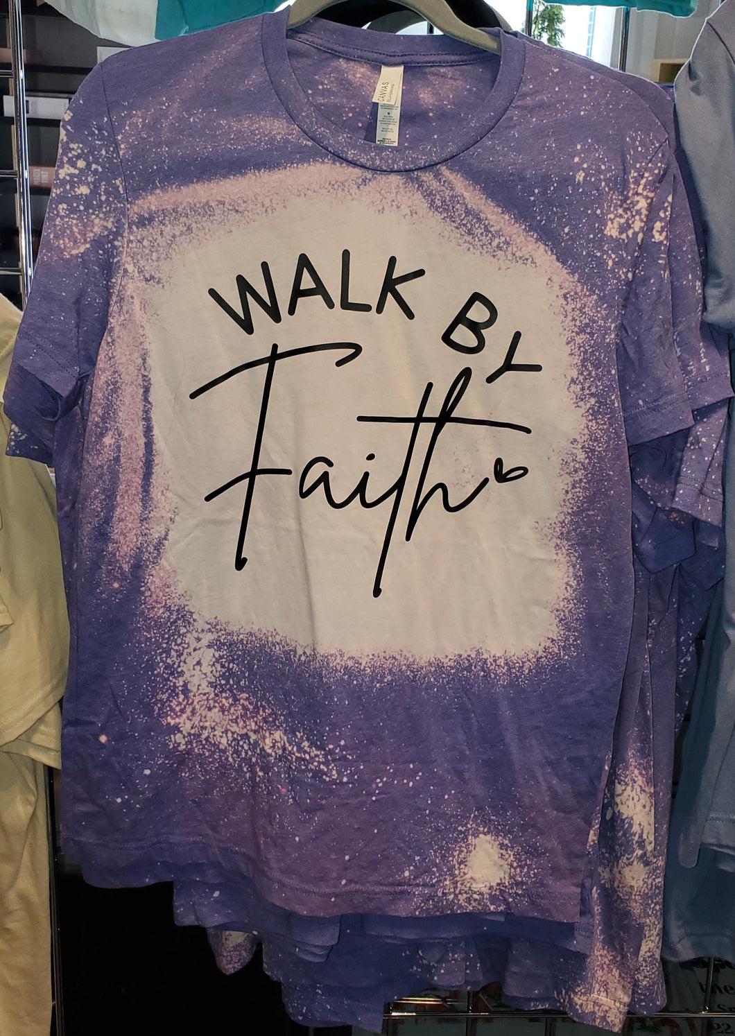 Walk By Faith Bleached Tee