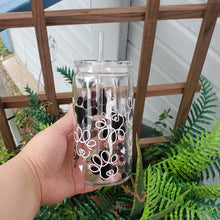 Load image into Gallery viewer, Dog Mom & Paws | Acrylic Cans | Plastic Cups | Hearts | Mother | Paws | Glass Can