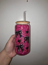 Load image into Gallery viewer, Bows & Hearts Snow Globe Cup