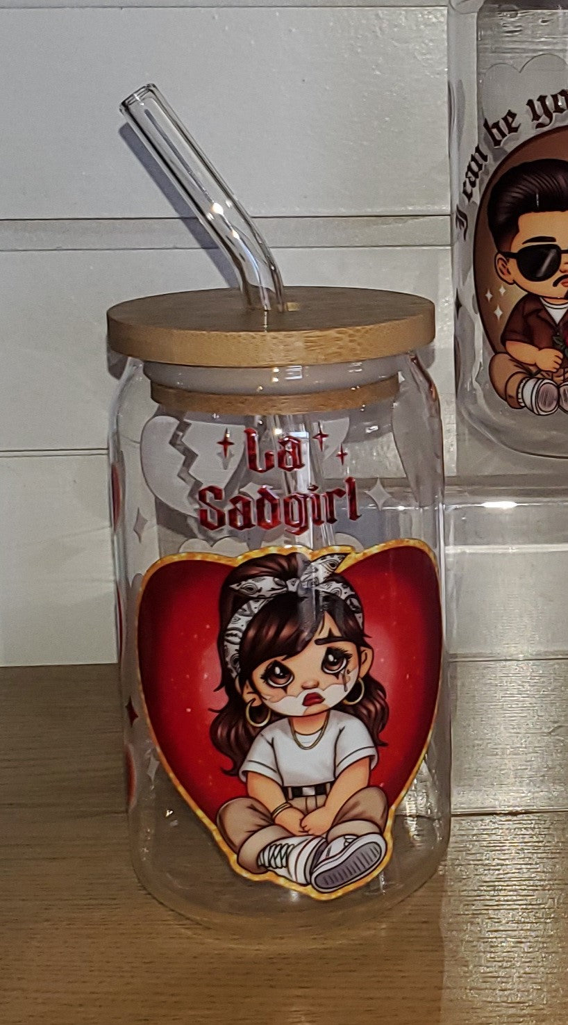 La SadGirl | Glass Can | 16 oz.