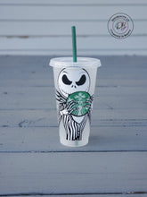 Load image into Gallery viewer, I'm a Nightmare Before Coffee Reusable Cold Cup