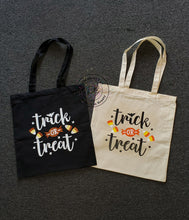 Load image into Gallery viewer, Halloween Tote Bag Personalized | Trick or Treat | Candy Bag | CUSTOM