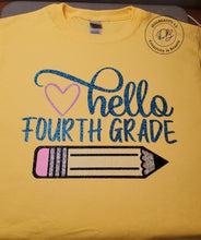 Load image into Gallery viewer, Hello Grade | Back to School T-Shirts | Adult
