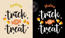 Load image into Gallery viewer, Halloween Tote Bag Personalized | Trick or Treat | Candy Bag | CUSTOM