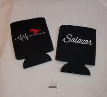 Load image into Gallery viewer, Mustang Pulse Koozie | Mustang | Pony | Drink Cover | PERSONALIZED