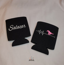 Load image into Gallery viewer, Mustang Pulse Koozie | Mustang | Pony | Drink Cover | PERSONALIZED