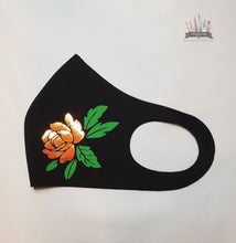 Load image into Gallery viewer, Rose Face Mask | Rose Design | Customized