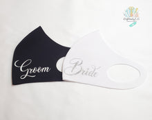 Load image into Gallery viewer, Bride & Groom Face Masks
