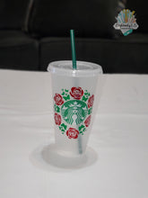 Load image into Gallery viewer, Roses & Butterflies | Starbucks Cold Cup | Rose | Butterfly| PERSONALIZED