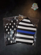 Load image into Gallery viewer, Thin Blue Line Face Mask | Police | Flag Design