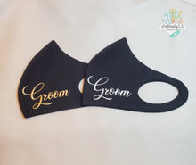 Load image into Gallery viewer, Groom Face Mask | GROOM | Wedding Mask