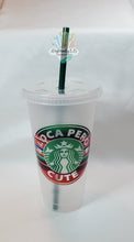 Load image into Gallery viewer, Loca Pero Cute Starbucks Cup | Venti Cold Cup | Skull with Bandanna | CUSTOM CUP