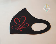 Load image into Gallery viewer, Infinity Heart Face Mask | Valentine's Day Mask | Heart Day | FACE MASK