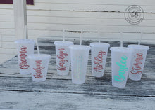 Load image into Gallery viewer, PERSONALIZED Reusable Cold Cup | 24 ounces | Bride & Bridal Party | Gift