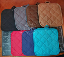 Load image into Gallery viewer, Pot Holders with Kitchen Tools Design | PERSONALIZED