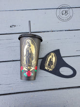 Load image into Gallery viewer, Our Lady of Guadalupe Cold Cup | Reusable Tumbler | Virgen de Guadalupe | Our Lady | Catholic | Christian | CUSTOM