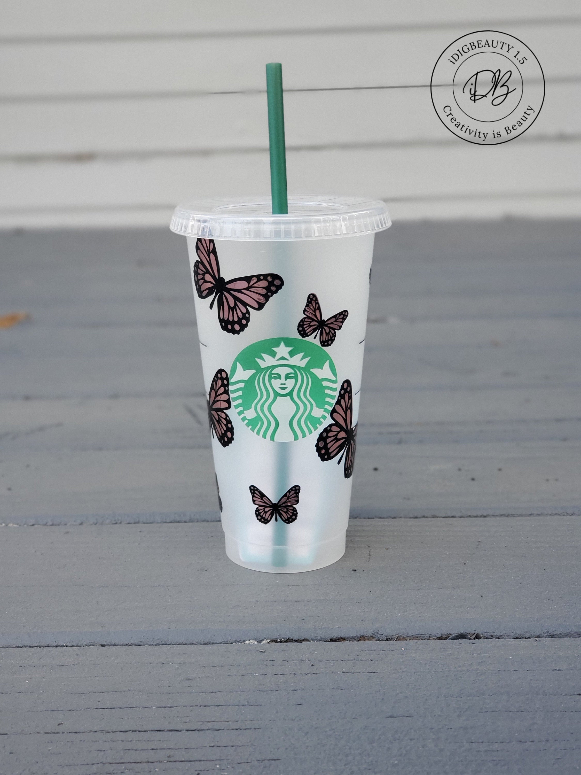 Butterfly 24oz Starbucks Cold Cup