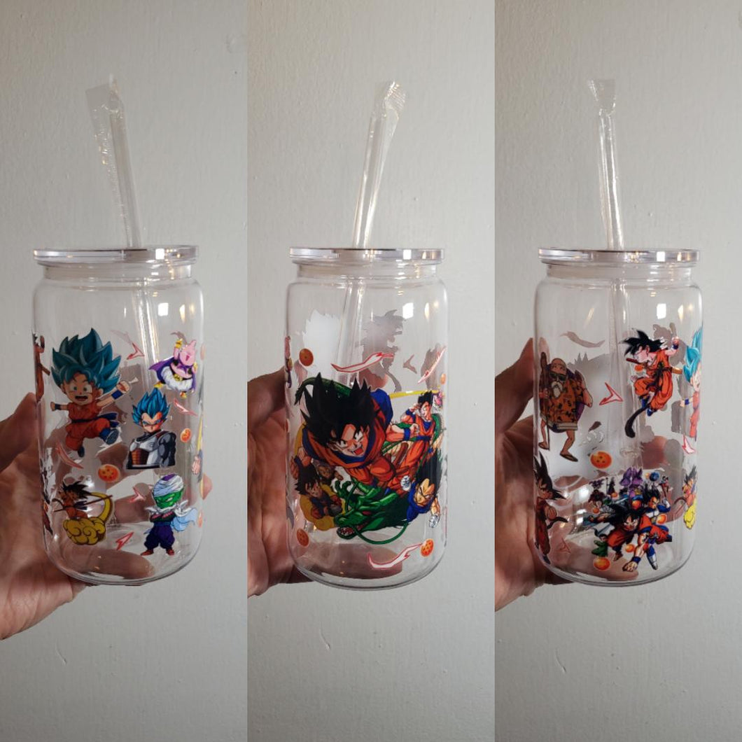 Dragon Ball Z | 16 oz. | Glass Can | Acrylic Can