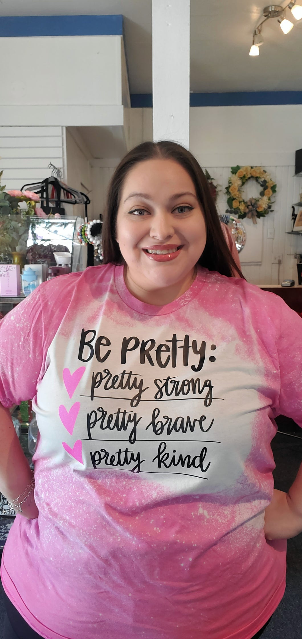 Be Pretty Bleached Tee