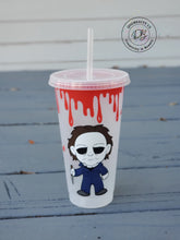 Load image into Gallery viewer, Halloween Horror Reusable Cold Cups | Character | Michael | Myers | Spooky
