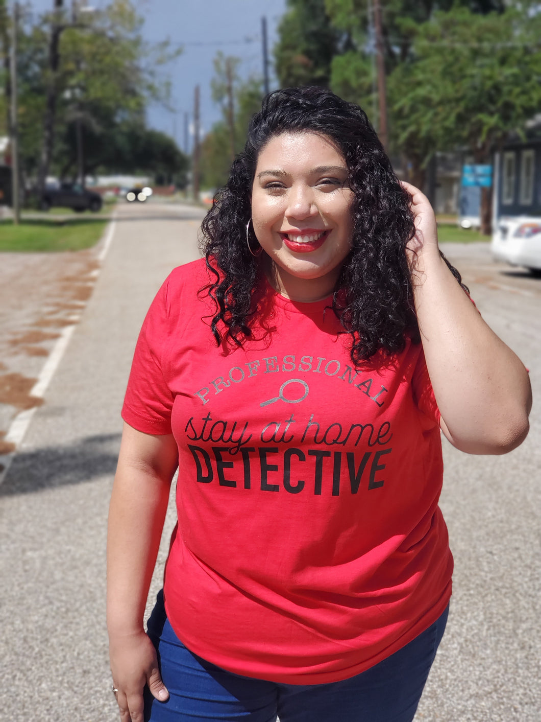 Stay at Home Detective Graphic Tee | Crime | Detective | Spy