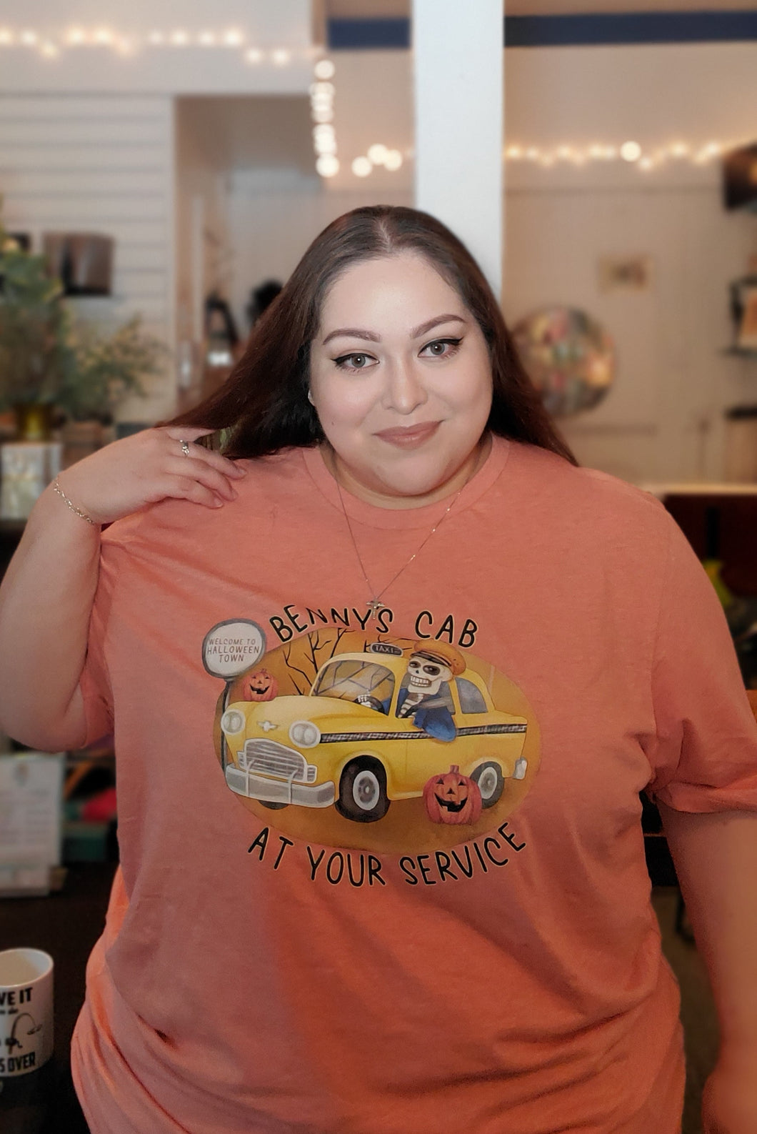 Benny's Cab At Your Service Graphic Tee | Halloween Town