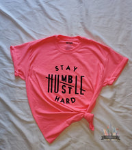 Load image into Gallery viewer, Stay Humble/Hustle Hard Graphic Tee
