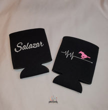 Load image into Gallery viewer, Mustang Pulse Koozie | Mustang | Pony | Drink Cover | PERSONALIZED
