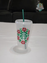 Load image into Gallery viewer, Roses &amp; Butterflies | Starbucks Cold Cup | Rose | Butterfly| PERSONALIZED
