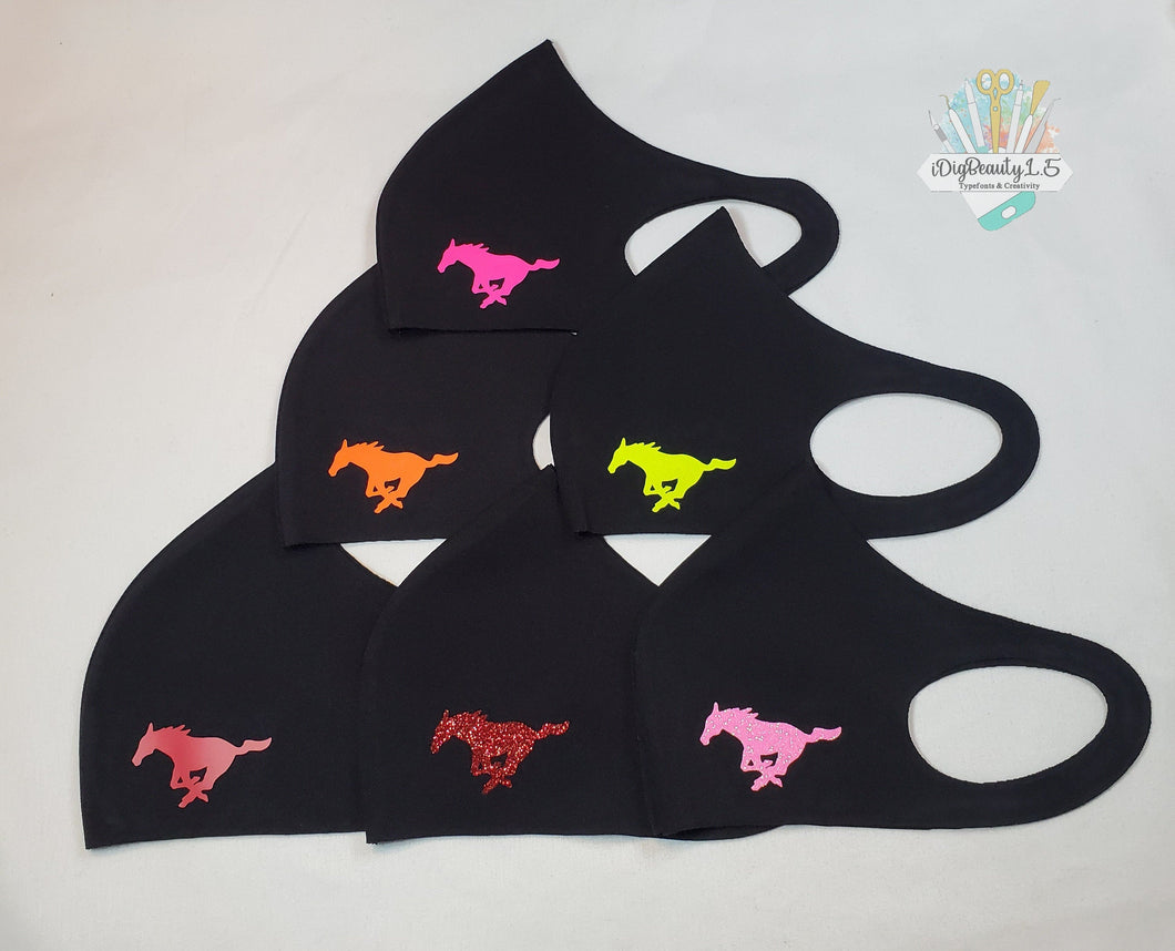 Mustang Face Mask | Mustang | Pony | Customized