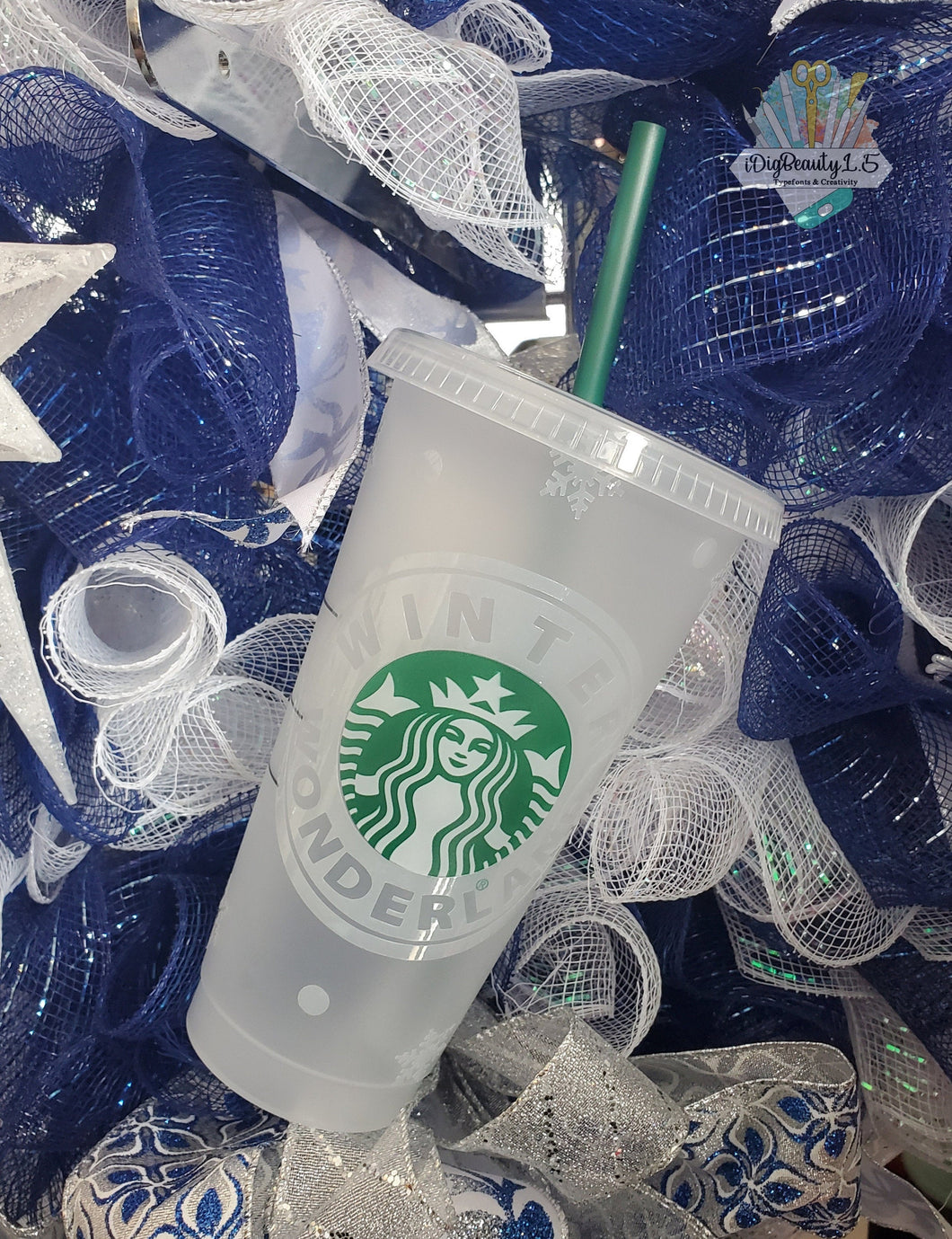 Winter Wonderland Starbucks Cup | Color Changing Design | Venti Cold Cup | Snowflakes