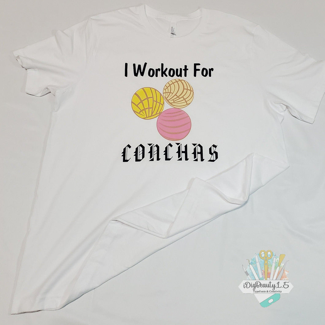 I Workout for Conchas | CONCHAS | T-shirt | Hispanic