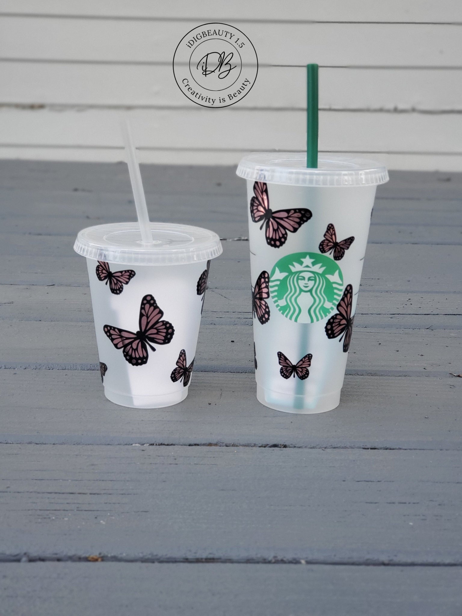 Starbucks, Other, Butterfly Starbucks Custom Cold Cup